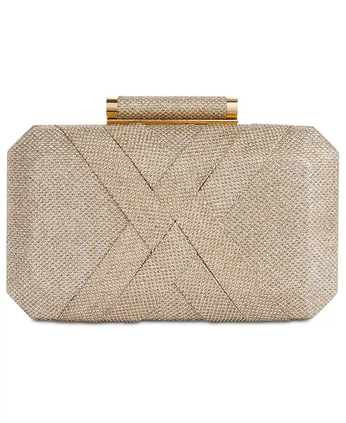 INC International Concepts Lindsayy XX Lurex Clutch, Created for Macy's & Reviews - Handbags & Ac... | Macys (US)