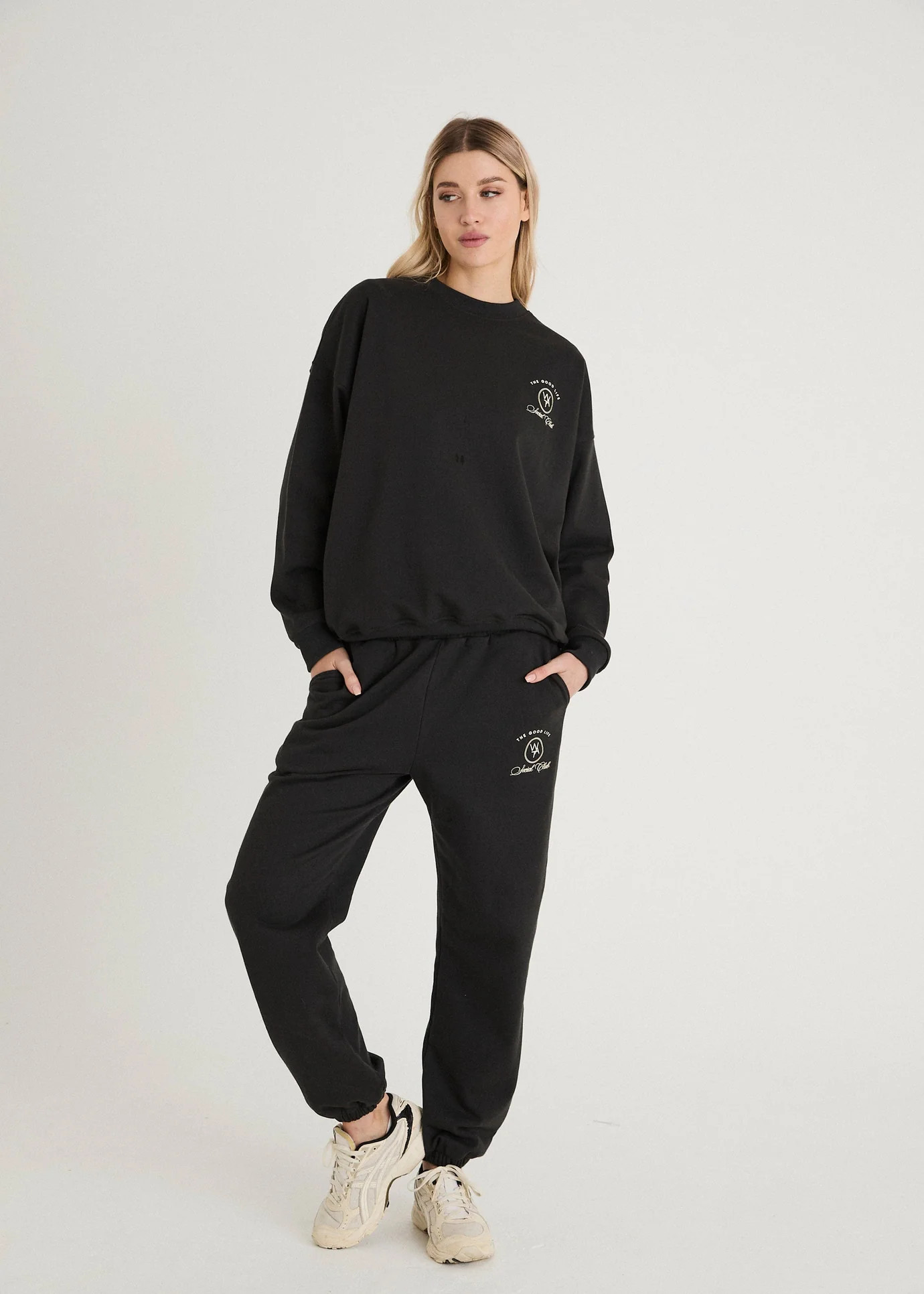 THE SOCIAL CLUB CREWNECK JUMPER - COCOA BEAN | WAT The Brand