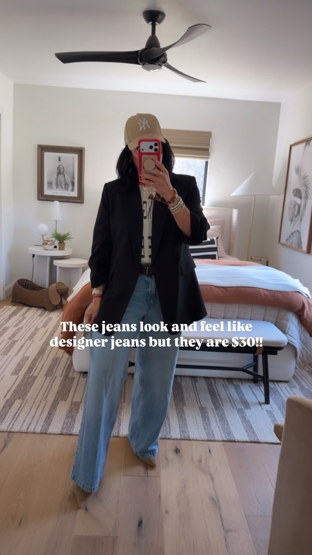 I’m a size 8 and did a size medium in the blazer and t-shirt. I’m in a size 8 in the jeans but if you are between sizes you can size down in the jeans. 



#LTKOver40 #LTKSaleAlert #LTKWorkwear