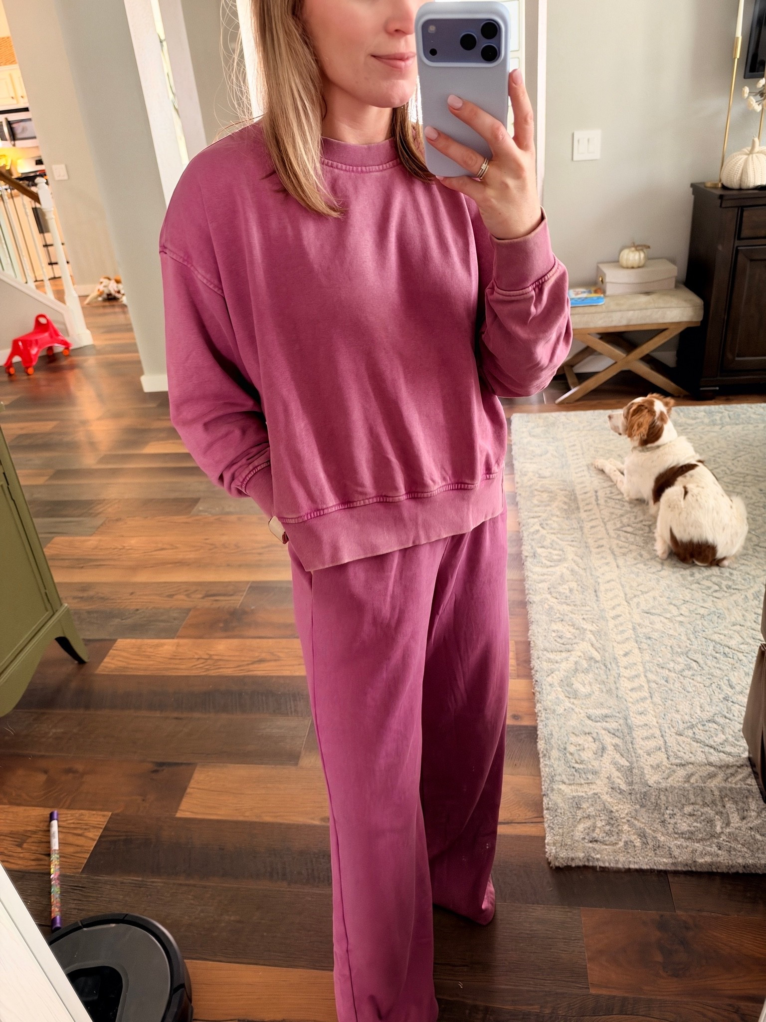 Perfect cozy lounge set from GAP 
Wearing size Smalls in both top and bottom

#LTKmomlife #LTKootd #LTKActive