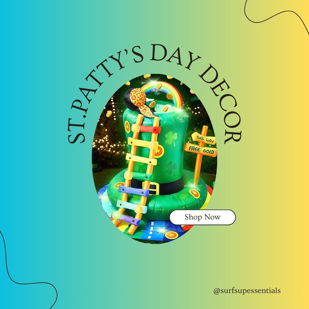 🍀 St.Patty’s Day yard inflatable 
#stpattysdayinflatable #stpattysday ##stpattysdaydecor 

#LTKSeasonal #LTKHome