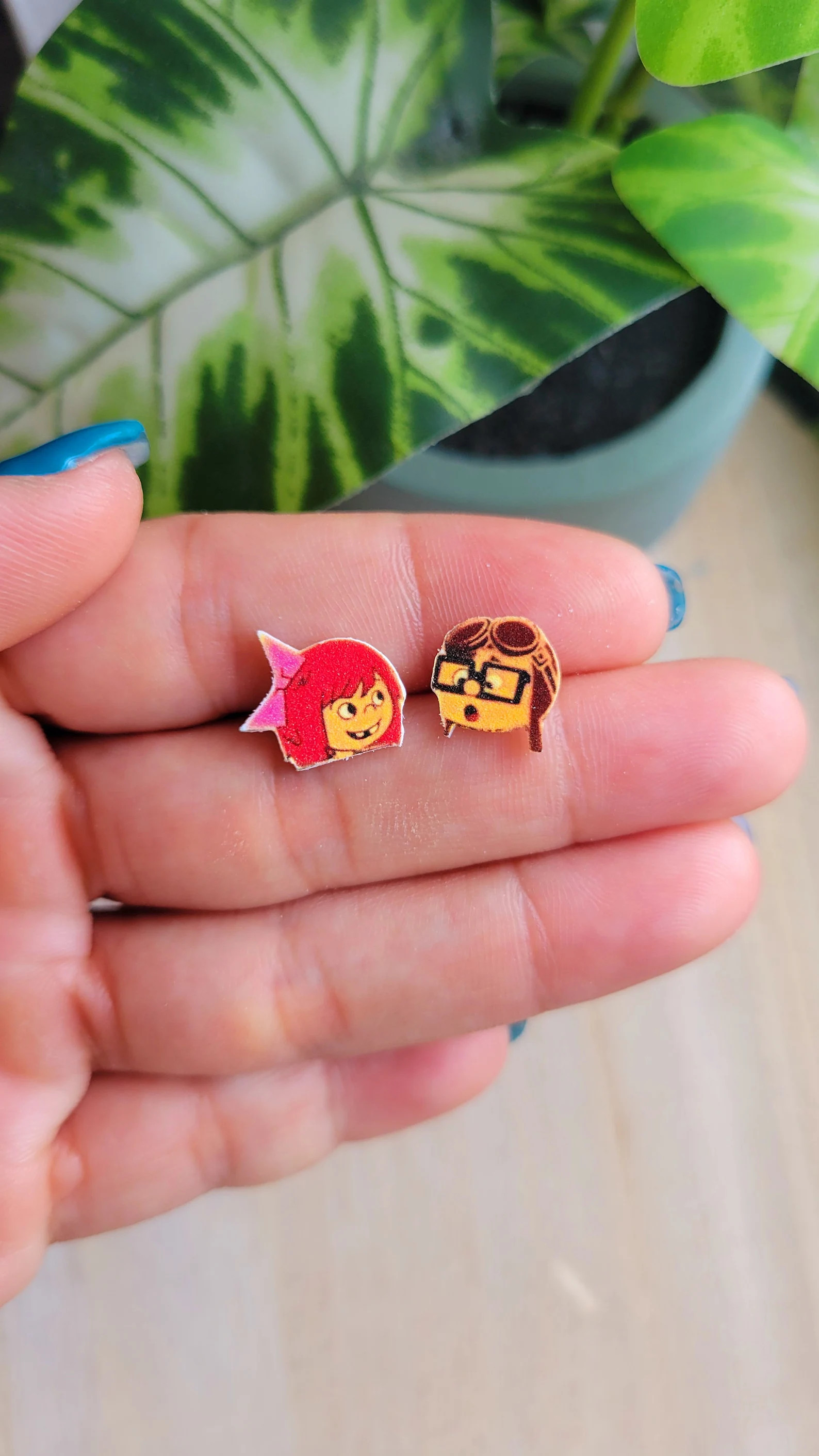 Young Carl & Elli Up inspired stud earrings,inspired earrings, disney jewelry,disney necklace, di... | Etsy (Global)