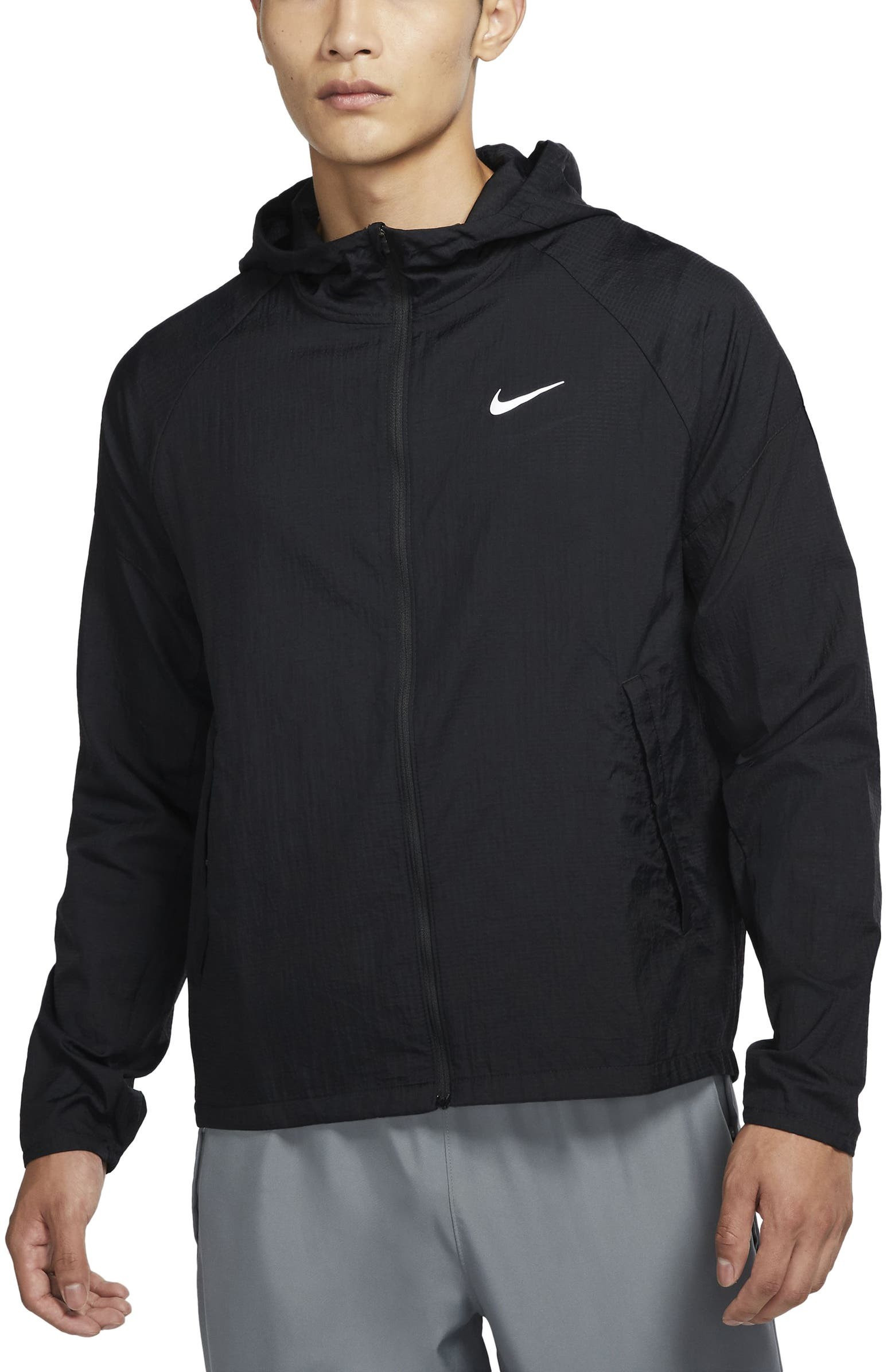 Essential Water Repellent Nylon Running Jacket | Nordstrom