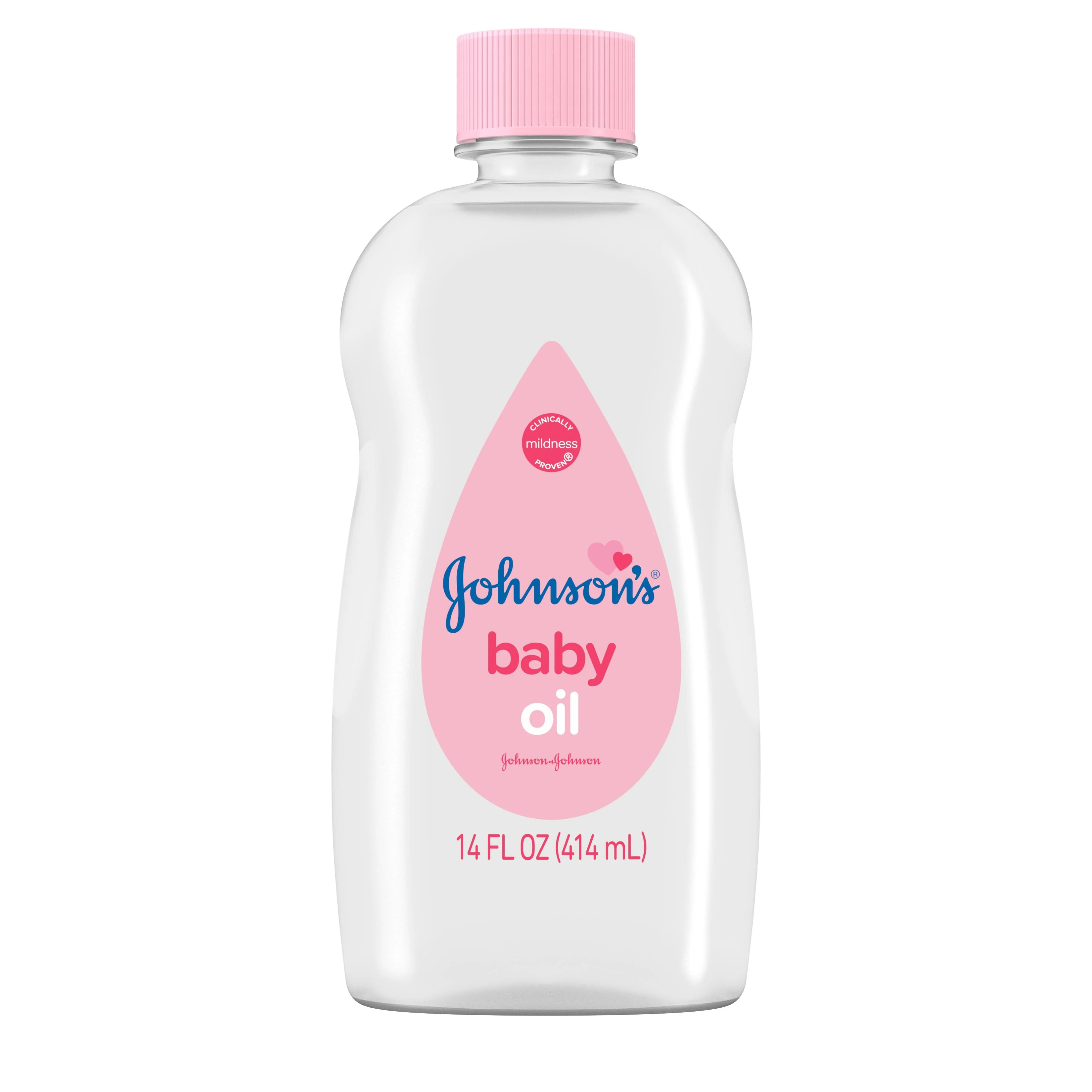 Johnson's Baby Oil, Pure Mineral Oil, Original 14 fl. oz | Walmart (US)