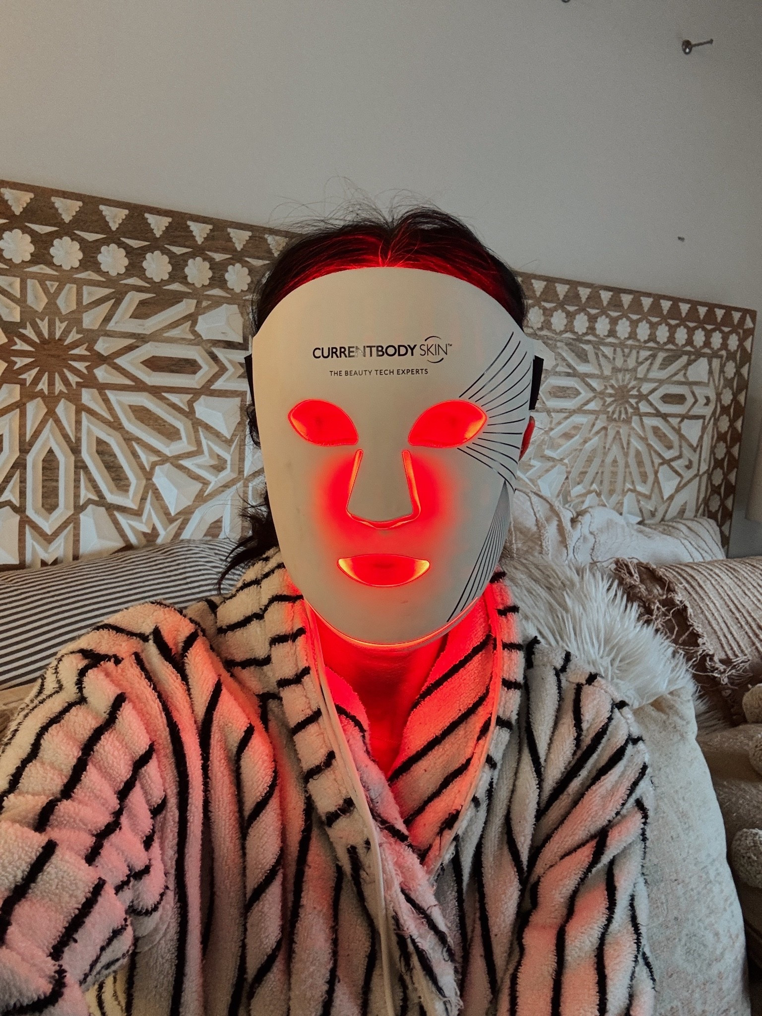 Scares my family - and of course i mean it makes my skin is look scary good for my age. Use code KILEECB for 10% off LED masks, the series 2 is my fave