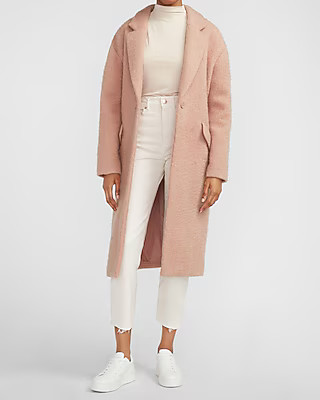 Wool-Blend Car Coat | Express