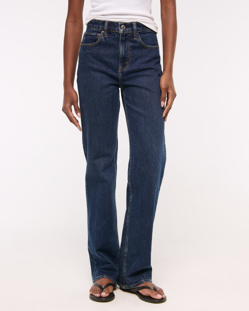 Women's High Rise 90s Relaxed Jean | Women's Bottoms | Abercrombie.com | Abercrombie & Fitch (US)