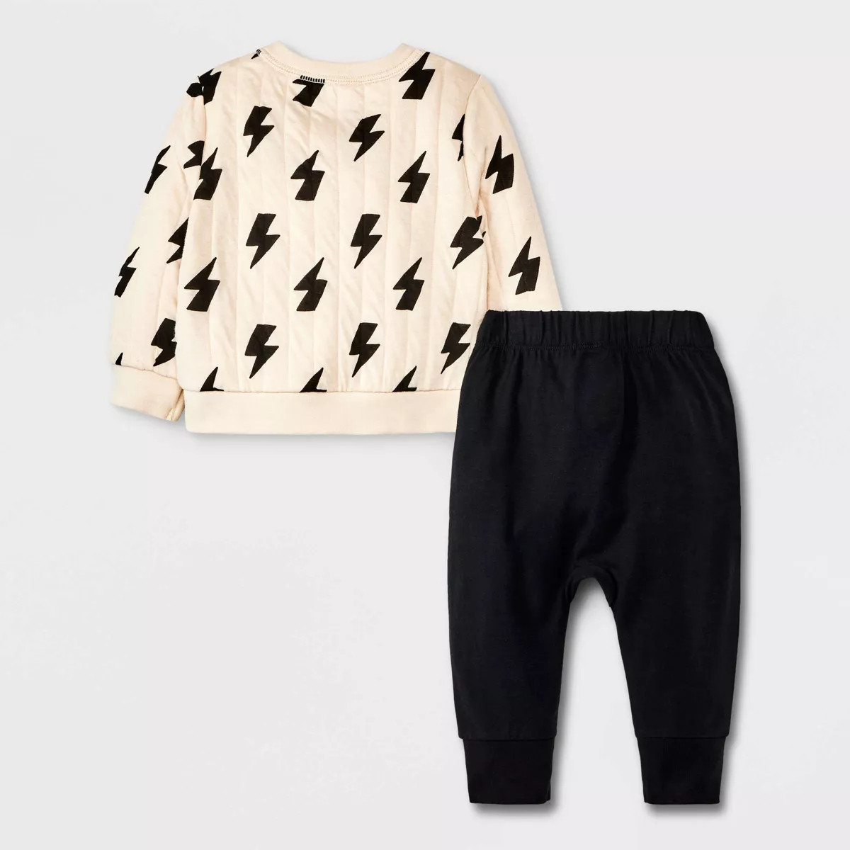 Baby Boys' Lighting Bolt Top & Bottom Set - Cat & Jack™ Off-White | Target