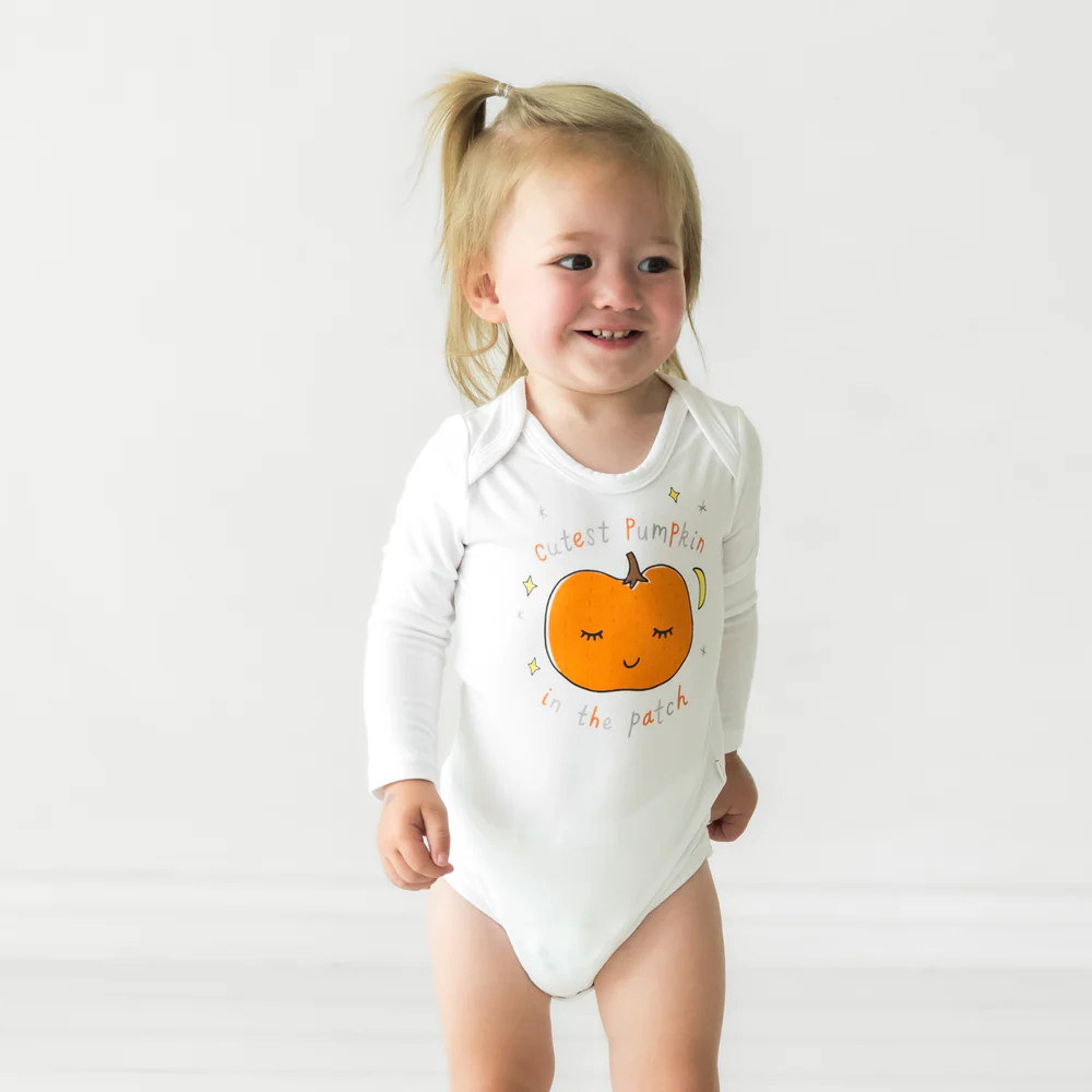 Pumpkin Patch Graphic Bodysuit | Little Sleepies