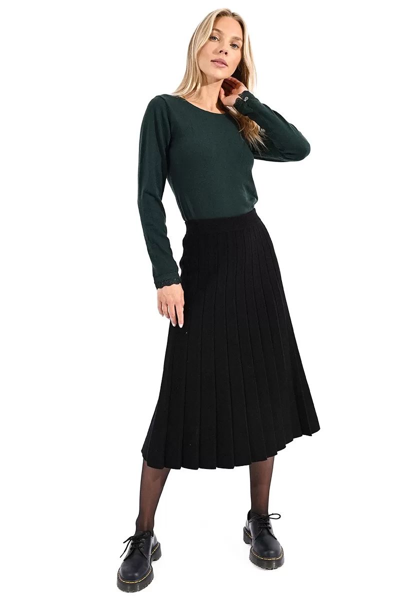 Long pleated skirt - Molly Bracken E-Shop | Molly Bracken
