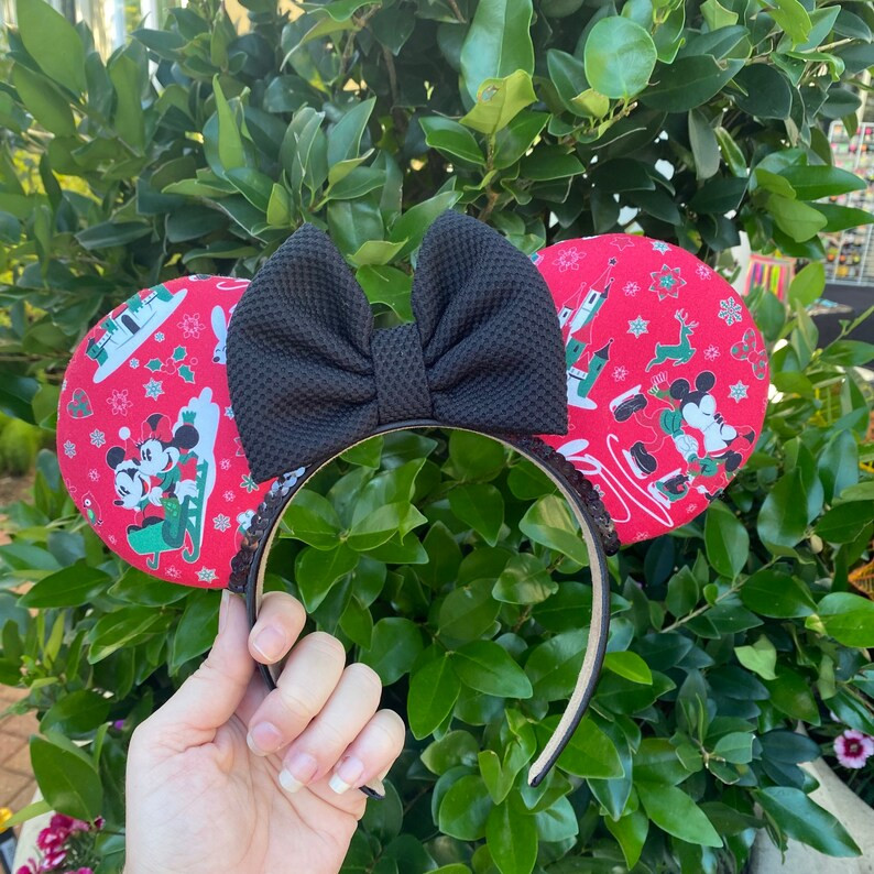 Christmas Mouse Ears V | Etsy (US)