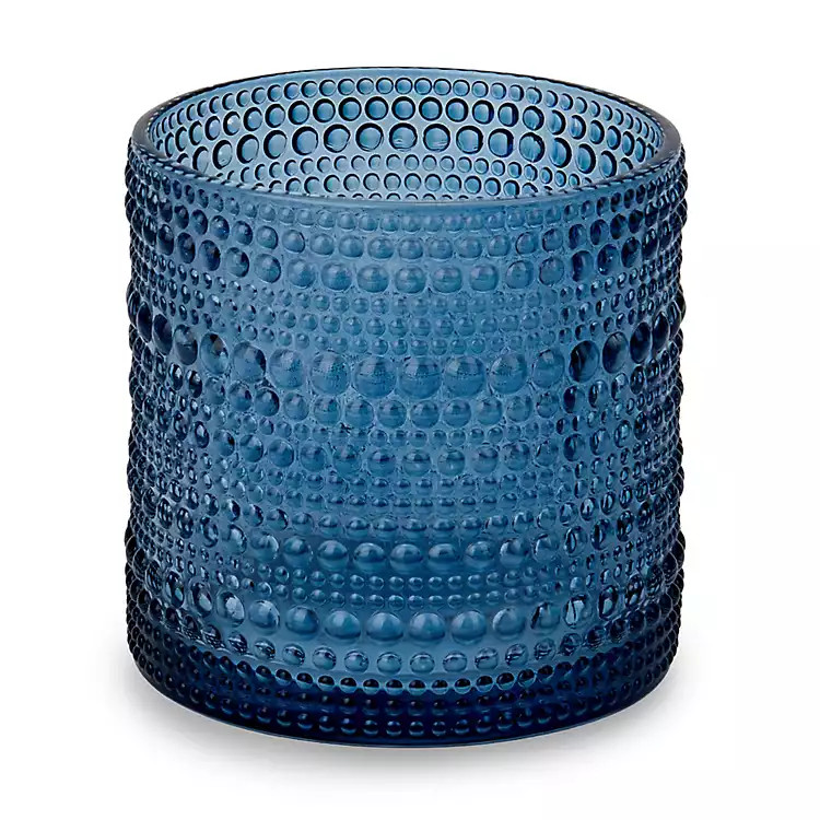 New! Blue Halo Double Old Fashioned Glass | Kirklands