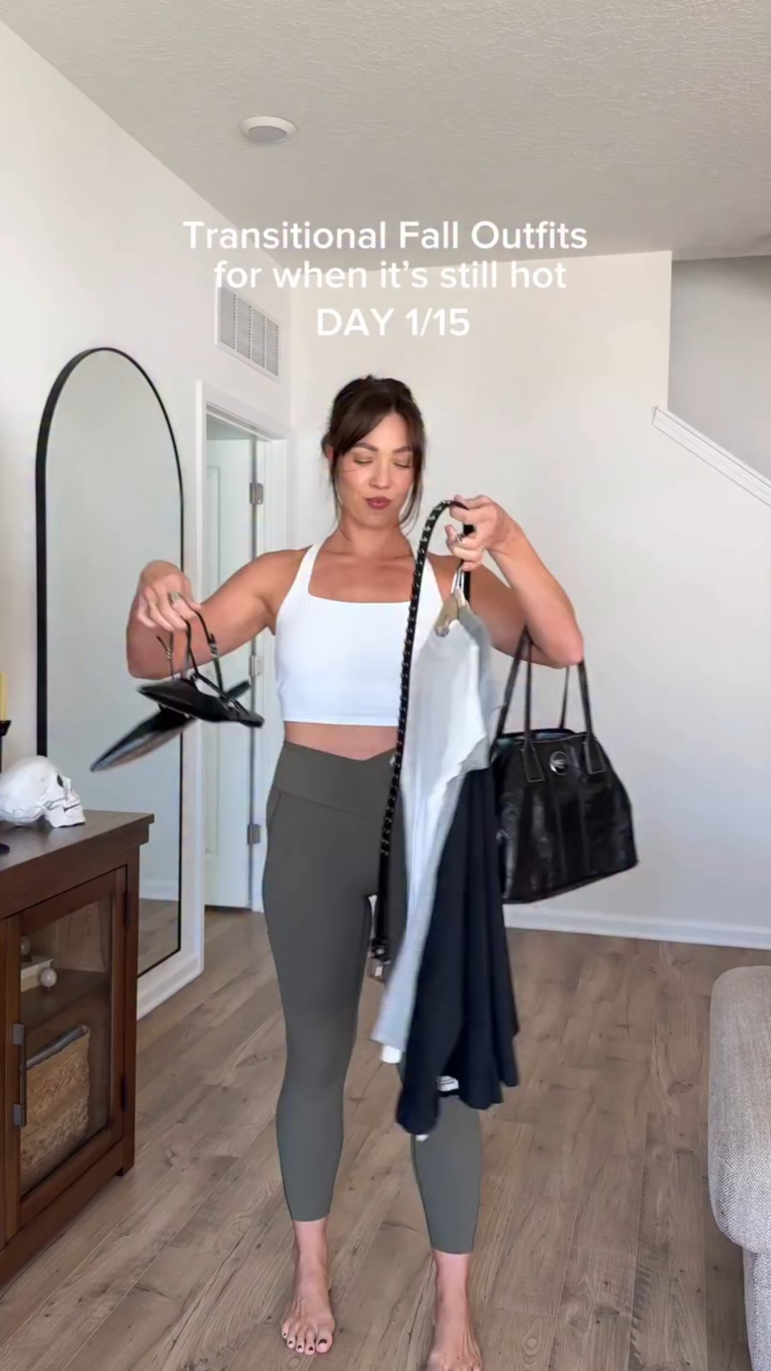 Still sweating but dreaming of fall fashion? Same.

This is Day 1 of my transitional fall outfit series! 15 transitional looks that give fall energy without the bulk. 

📍Save this for outfit inspo & follow along for the rest of the series.

#earlyfalloutfit #falltransitionstyle #hotfalloutfits #falloutfitinspo #transitionalstyle #casualfalllook