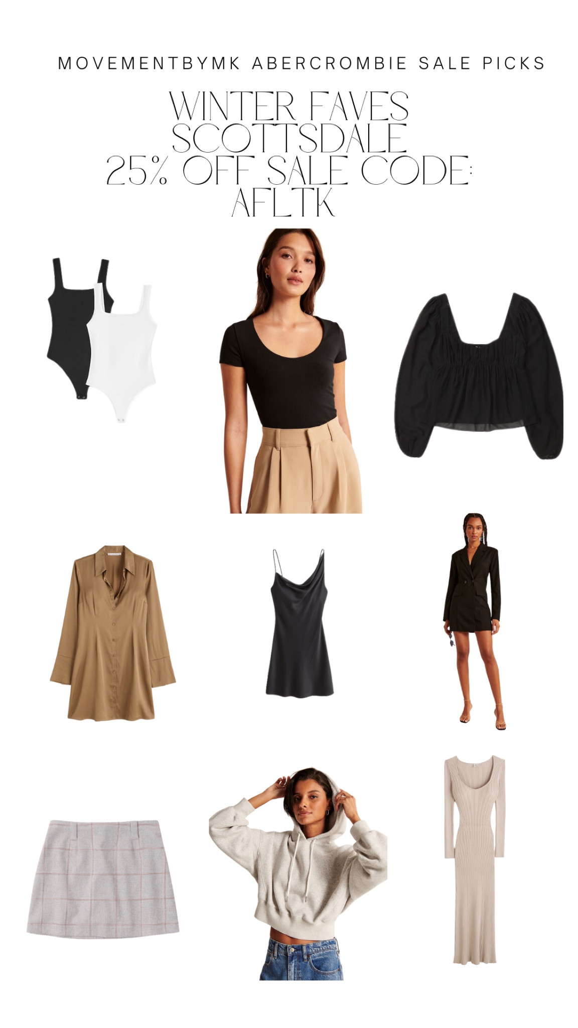 Abercrombie LTK exclusive sale - 25% off. Promo code: AFLTK

#LTKHoliday #LTKSeasonal #LTKxAF