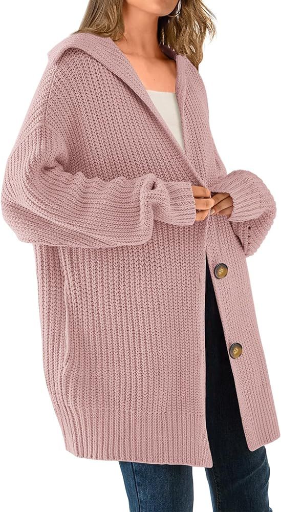 PRETTYGARDEN Womens Fall Fashion 2023 Open Front Oversized Cardigan Sweaters for Women Lightweigh... | Amazon (US)