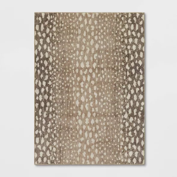 Elderberry Snakeskin Print Woven Rug Gray - Opalhouse™ | Target