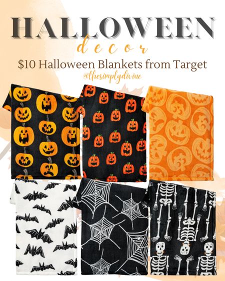 $10 Halloween Blankets are back at Target!

| Halloween | Halloween decor | decor | blanket | Target | home | home decor | 

#LTKSeasonal #LTKHalloween #LTKhome