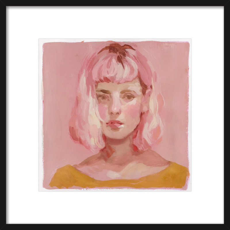 Portrait in Pink by Rachel Gregor on Artfully Walls | Artfully Walls