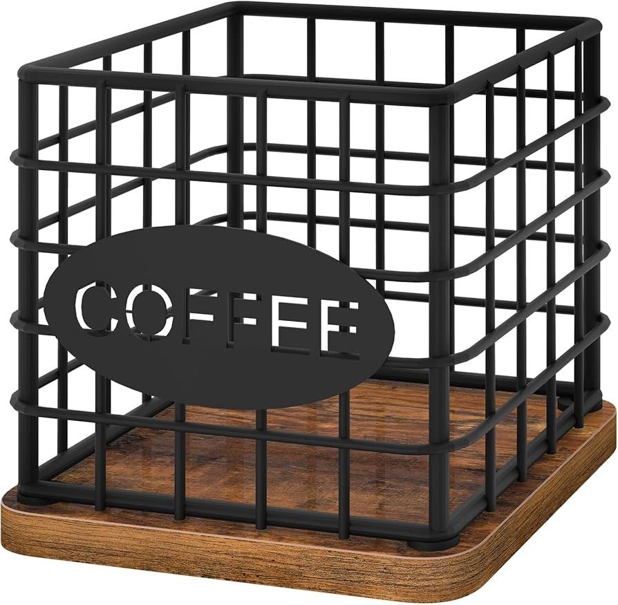 YATINEY Coffee Pod Holder for K Cup, Large Capacity Coffee Pod Organizer, Versatile Coffee Capsul... | Amazon (US)