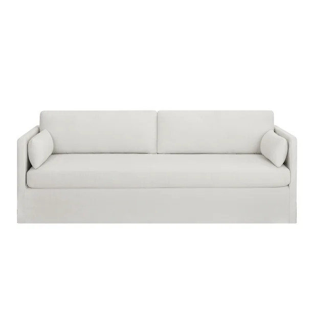 Better Homes & Gardens Waylen Slipcover Sofa, Cream, by Dave & Jenny Marrs - Walmart.com | Walmart (US)