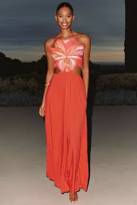 Maaji Boho Sunrise Owen Midi Dress | Anthropologie (US)