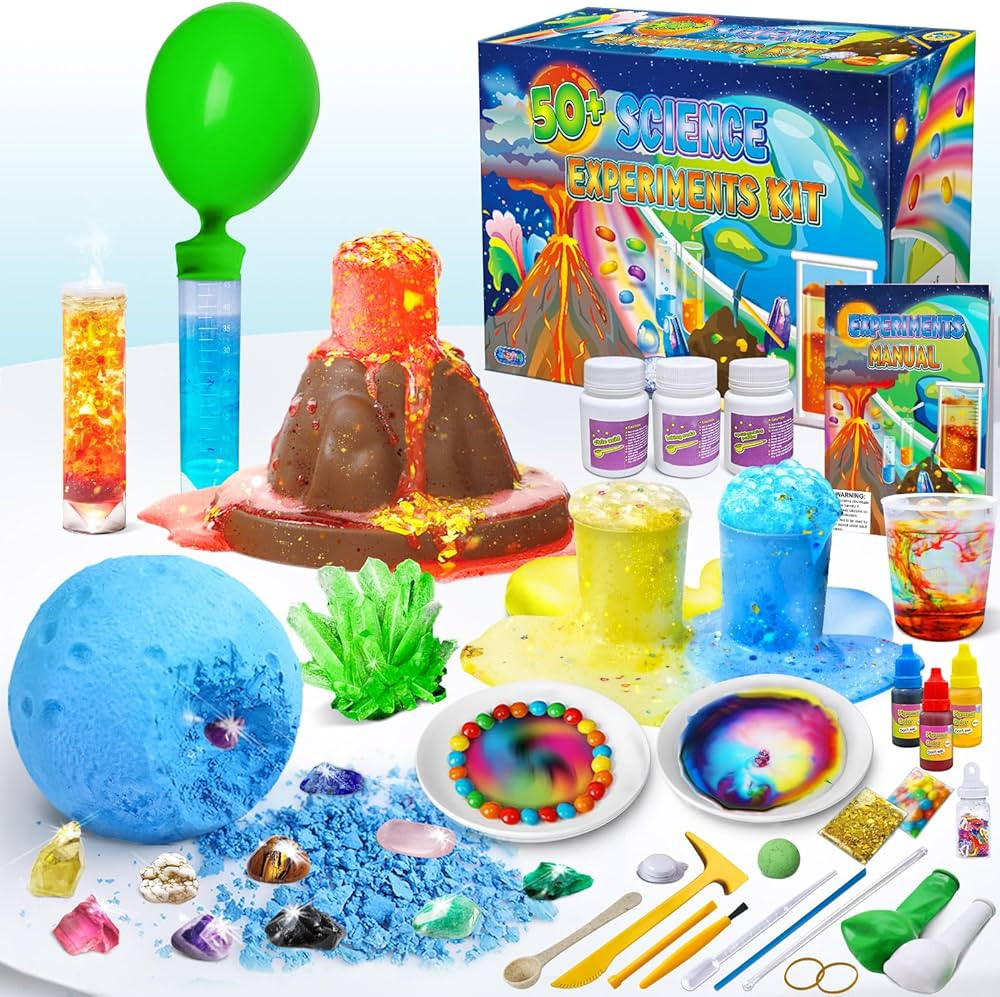 UNGLINGA 50+ Science Lab Experiments Kit for Kids, STEM Activities Educational Scientist Toys Gif... | Amazon (US)