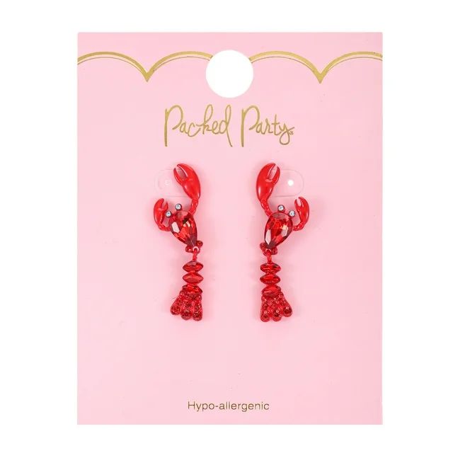 Packed Party Women's Lobster Motif Earrings | Walmart (US)