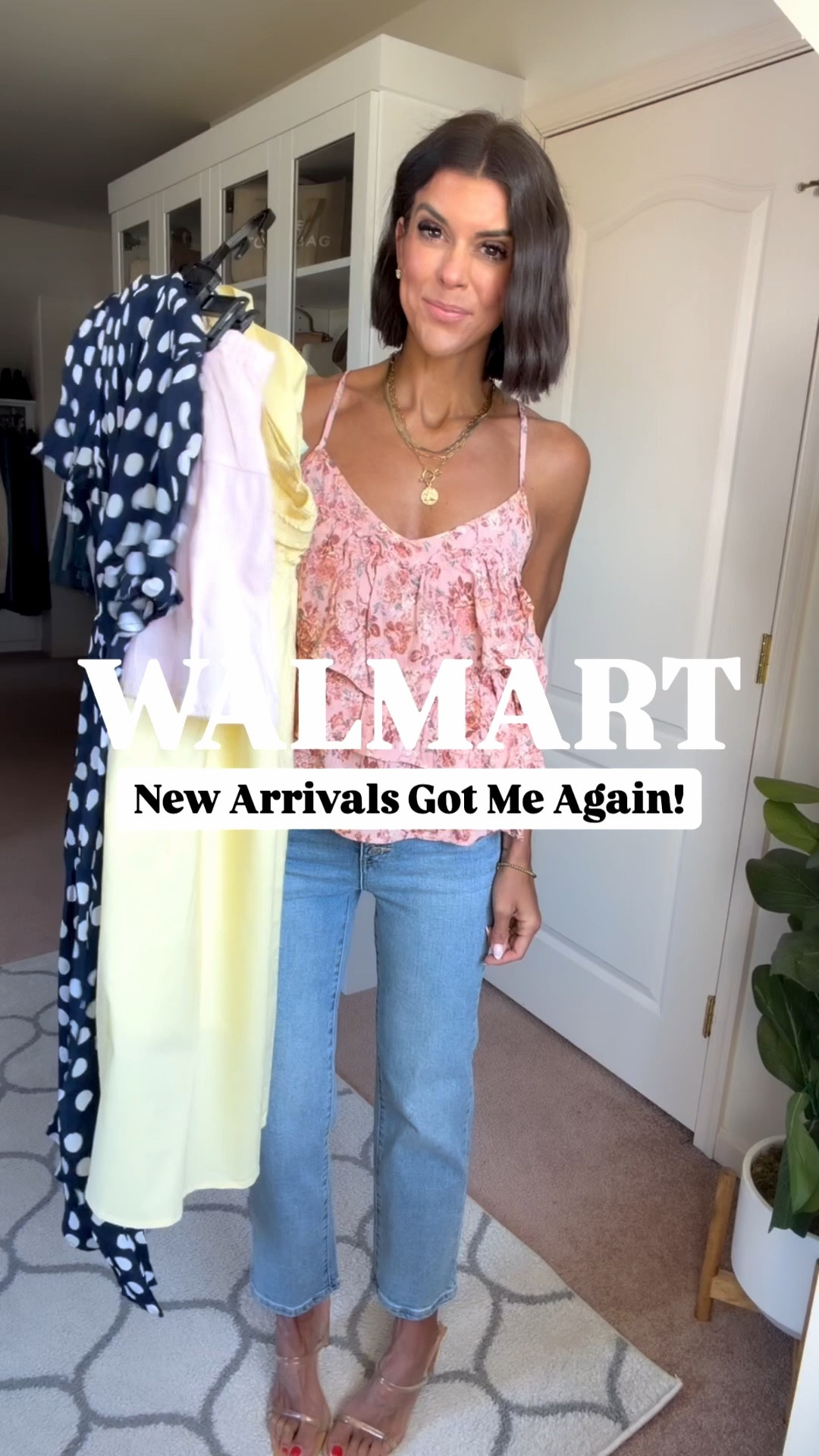 New Walmart arrivals! 
I’m 5’5 and in size xs in ruffle tank, both dresses, and white tank. Size small in blue sweater and blue skirt (need size xs in skirt though). Jean tts. 

#LTKmomlife #LTKSeasonal #LTKgrwm