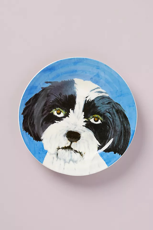 Carole Akins Furry Friends Dessert Plate | Anthropologie (US)
