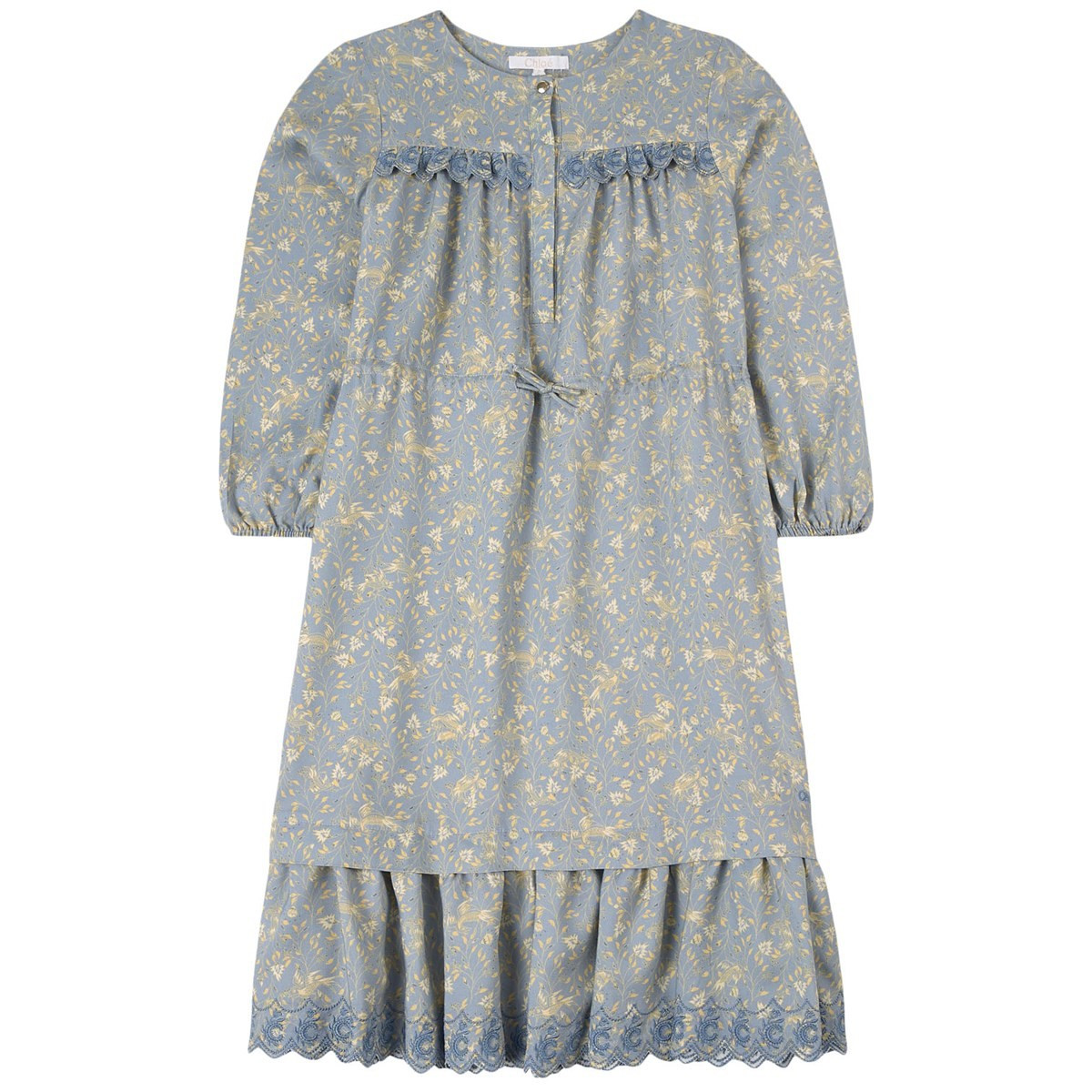 Chloé Blue Art Deco Dress | AlexandAlexa | Alex and Alexa (UK)