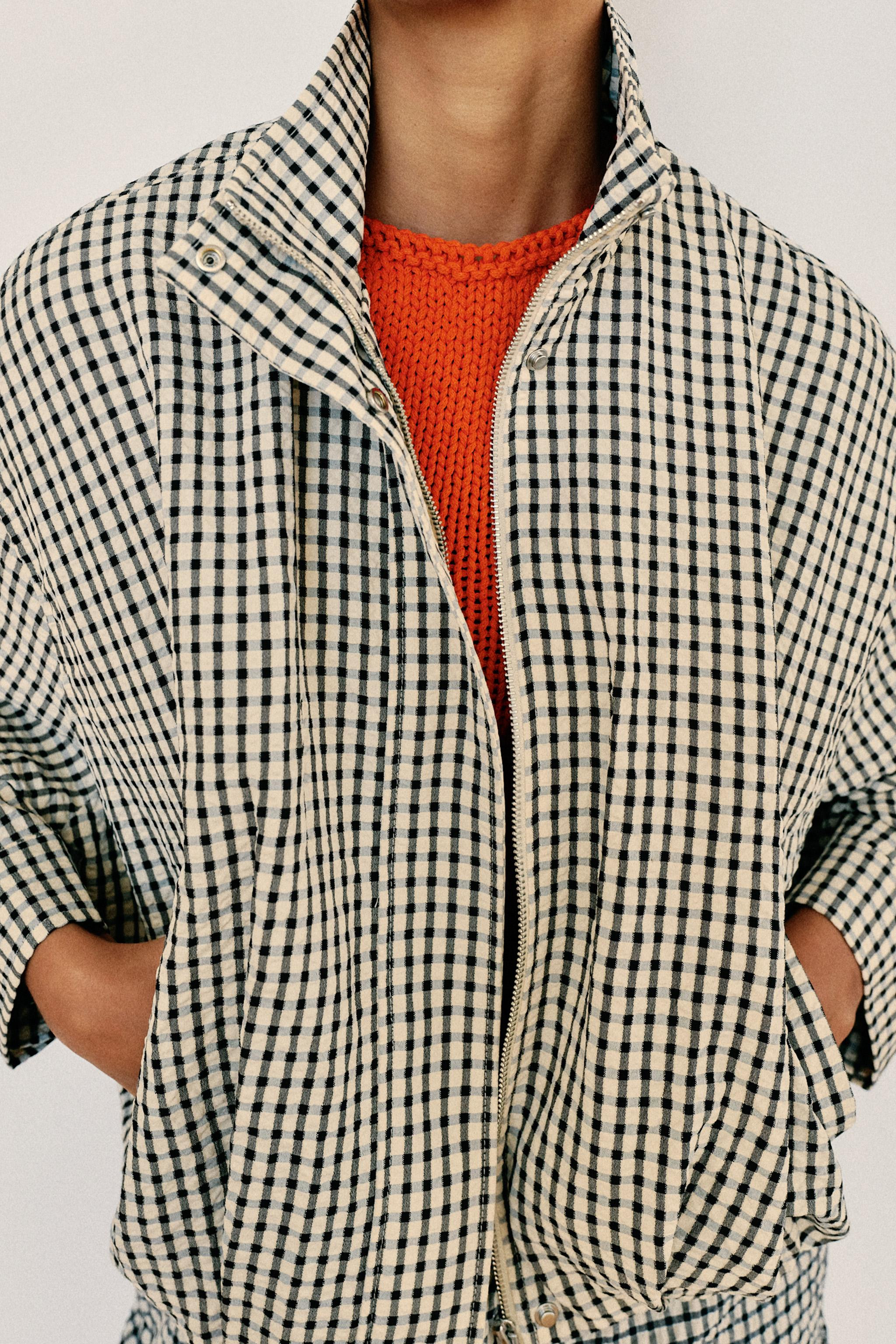PLAID BOMBER JACKET | Zara Canada