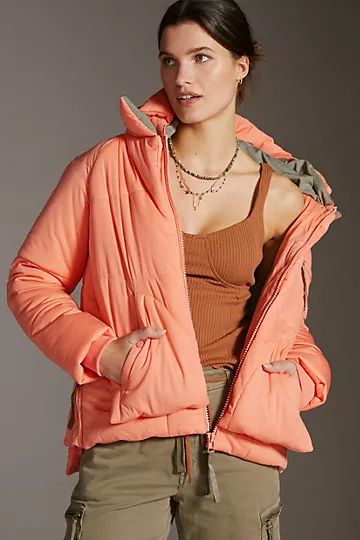 Colorblocked Puffer Jacket | Anthropologie (US)