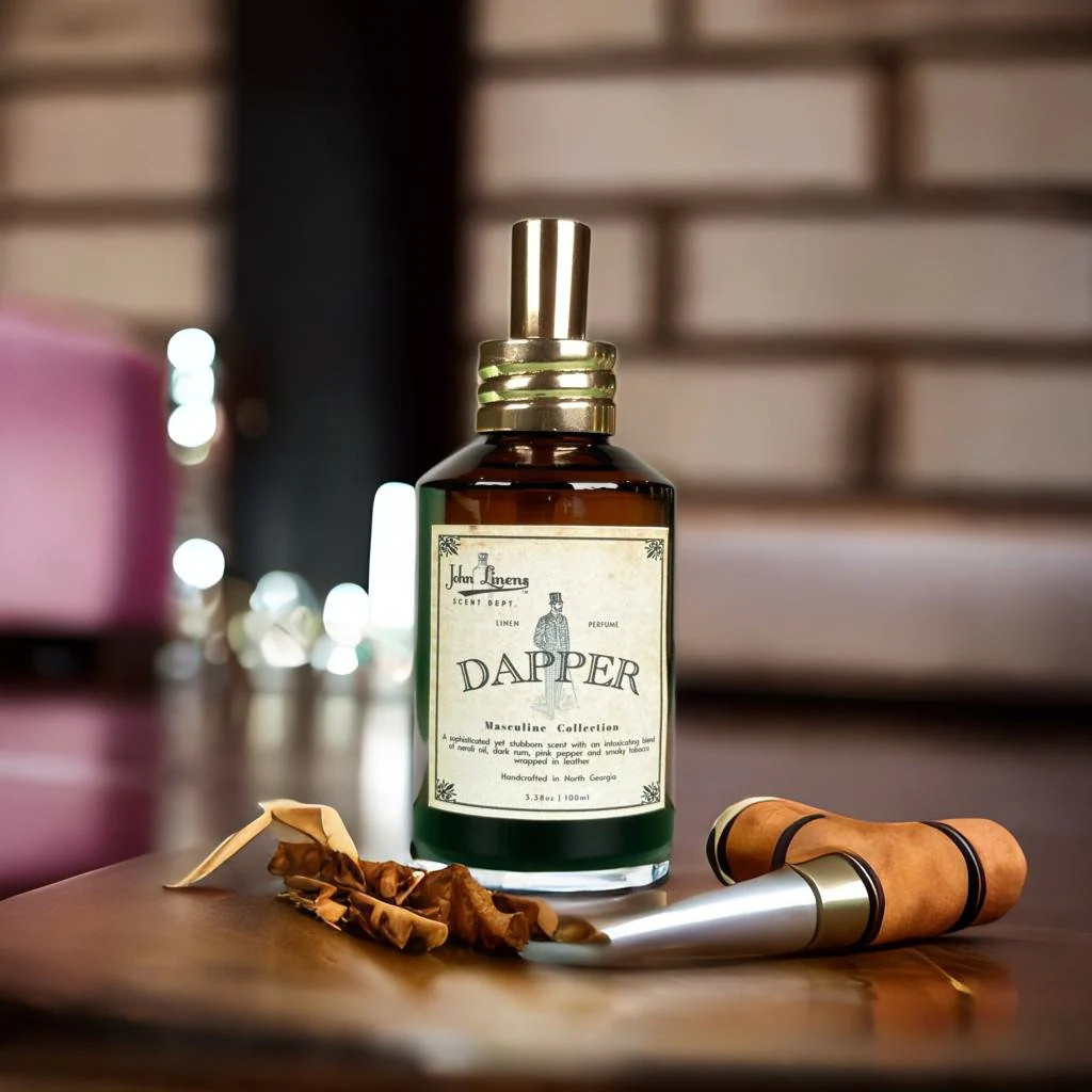 Dapper Room Perfume - Sophisticated Linen Fragrance For Elegance | John Linens Sheet Company