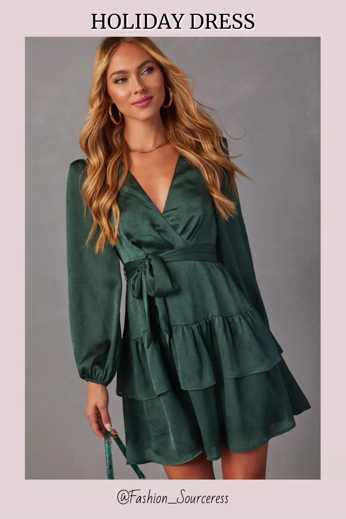 Tia Ruffle Wrap Dress Tia Ruffle Wrap Dress