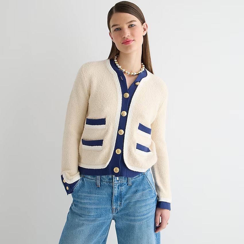 Textured bouclé lady jacket | J.Crew US