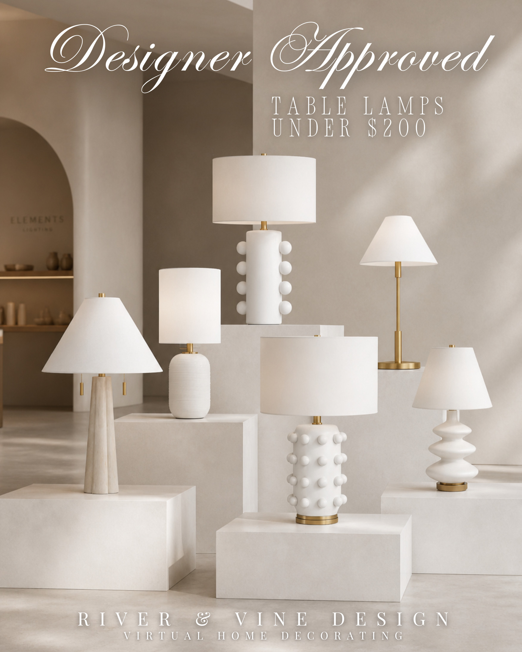 Designer-approved table lamps that look elevated without the designer price tag.

I pulled together sculptural white, ivory, and brass table lamps under $200 that add softness, height, and a more finished feel to a room. These are the kind of pieces that work on nightstands, consoles, entry tables, dressers, or anywhere your space needs a little more warmth and polish.

This post contains affiliate links and I may earn a small commission from purchases at no additional cost to you. 

 #LTKHome