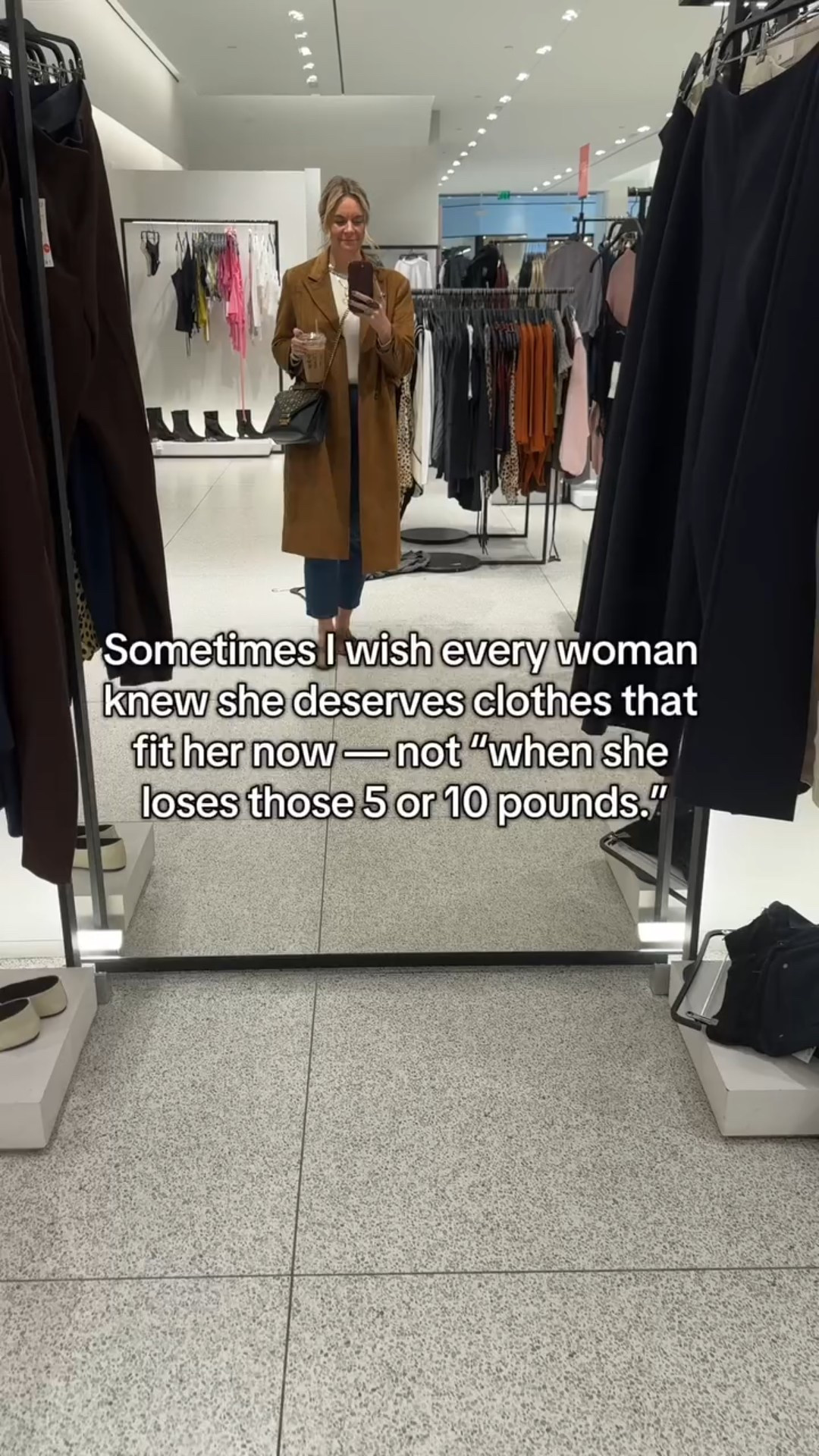 You don’t have to earn good clothes.�
You don’t have to “wait until.”�
You deserve to feel confident in your body — and in your style — right now. 

If you’re ready for a wardrobe that meets you where you are, we’d love to help.� 

✨ Link in bio to work with our stylists.