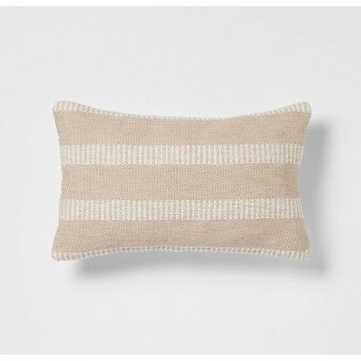 Woven Linework Lumbar Throw Pillow - Threshold™️ | Target