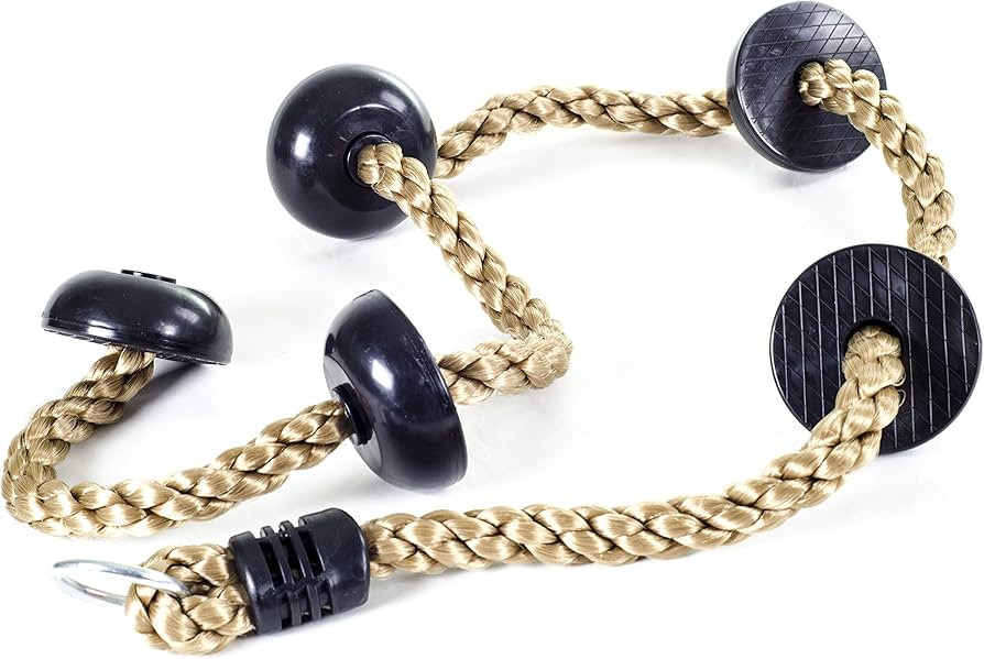 Squirrel Products 6.5 ft Climbing Rope with Platforms - Swing Set Accessories - Additions & Repla... | Amazon (US)