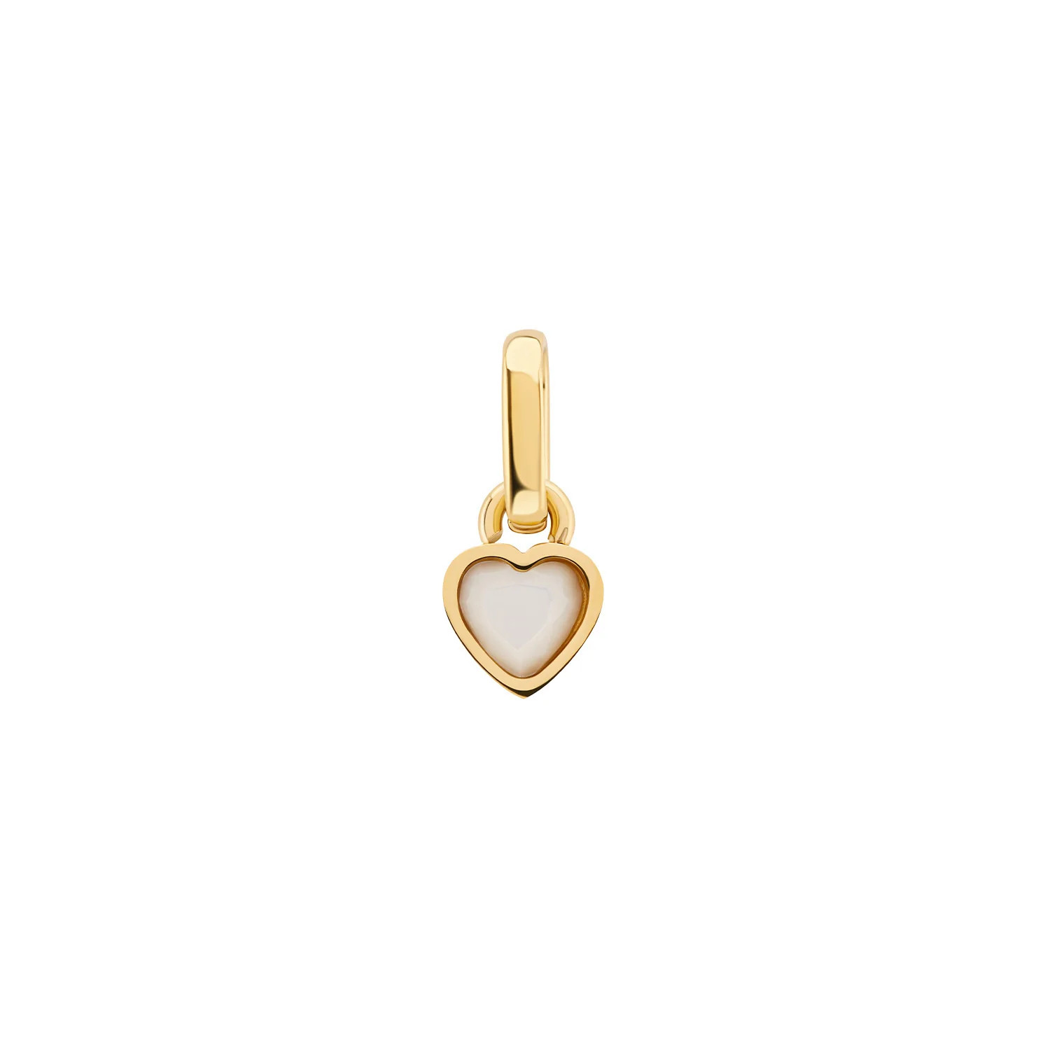 Stories Mini Heart Birthstone Pendant (Gold) | Abbott Lyon