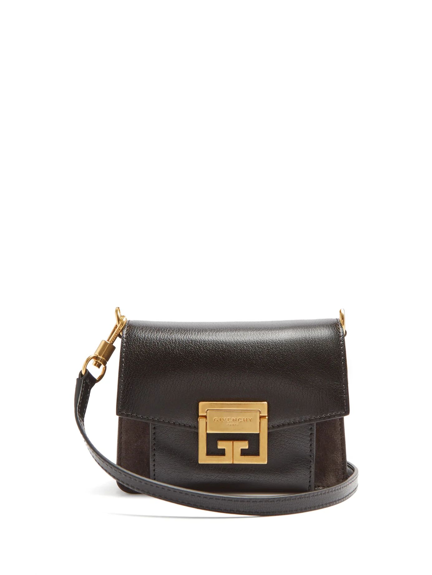 GV3 mini suede and leather cross-body bag | Matches (US)