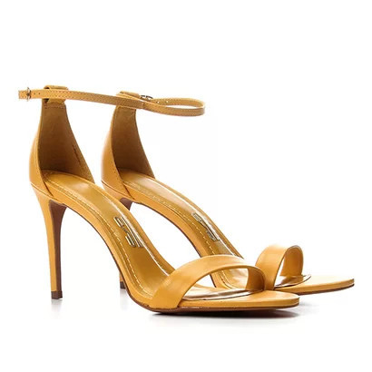 Sandália Couro Santa Lolla Salto Alto Feminina - Feminino | Zattini (BR)