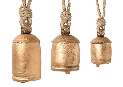 Set of 3 Hanging Harmony Bells Garden Rustic Relaxing Tranquil Wind Chimes | Amazon (US)