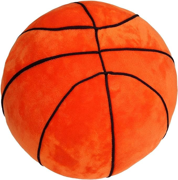 T play Plush Basketball Pillow Fluffy Stuffed Basketball Plush Toy Soft Pillows Plush Toys Gift | Amazon (US)