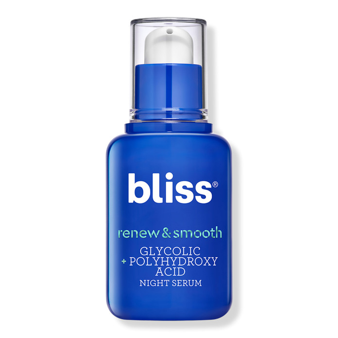 Renew & Smooth Glycolic + Polyhydroxy Acid Night Serum - Bliss | Ulta Beauty | Ulta