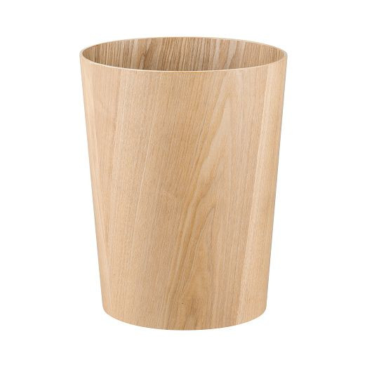 Blomus Wilo Wood Wastepaper Basket | West Elm (US)