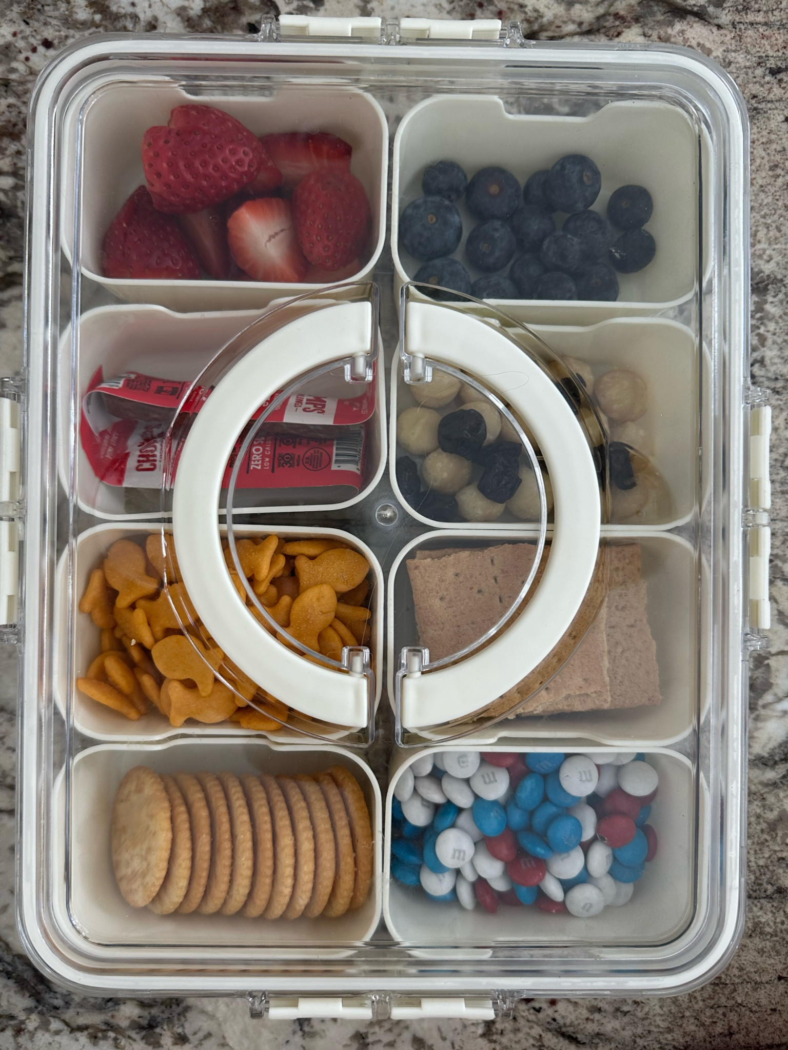Snack box! Great for travel, ball games, pool, beach, and park! 

#LTKFamily #LTKTravel #LTKFindsUnder50