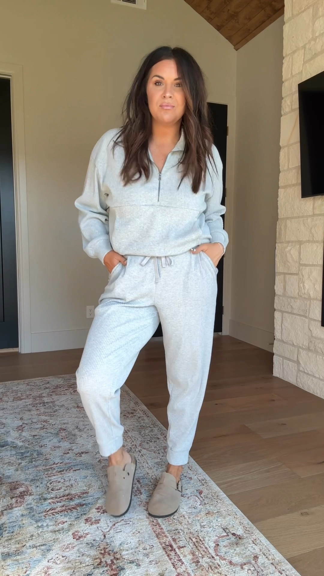 Walmart ribbed lounge set!!!  So good!
I got the XL in both the top and bottoms!
@walmartfashion #walmartpartner #walmartfashion

#LTKMidsize #LTKStyleTip #LTKFindsUnder50