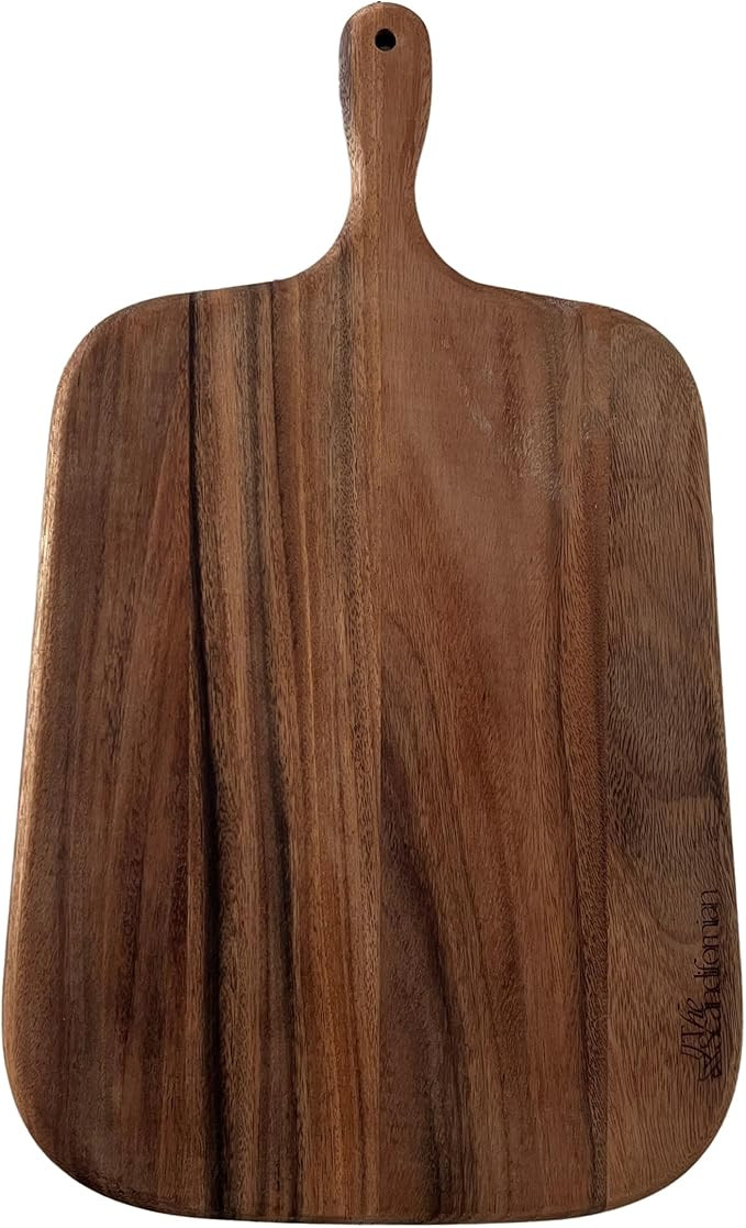 Walnut Wood Cutting Board | Extra Large Size 26" x 16", Paddle Shape with Handle | Premium Elegan... | Amazon (US)