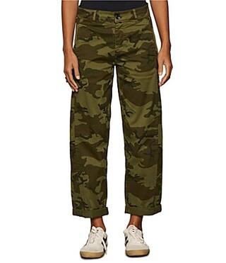 Sanctuary Boyfriend Cruiser Camo Print Standard Rise Straight Barrel Leg Pants - 30 | Dillard's